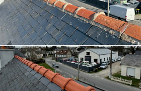 Préparation et remplacement de faîtage de toiture, chantier réalisé, à Brest