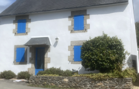 Ravalement Peinture, façade réalisé à Moëlan sur mer