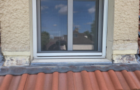 Pose peinture, type étanche sur zingue, travaux réalisés Bénodet